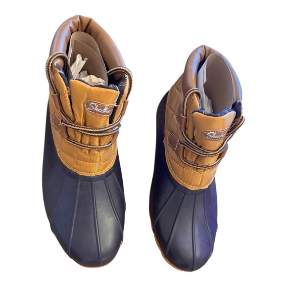 Skechers Hampshire Ridge-Mid Quilted Lace Up Ankle Duck Boot NIB - Picture 2 of 7